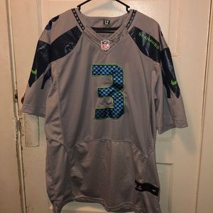 Seahawks Russel Wilson Football Jersey size 52